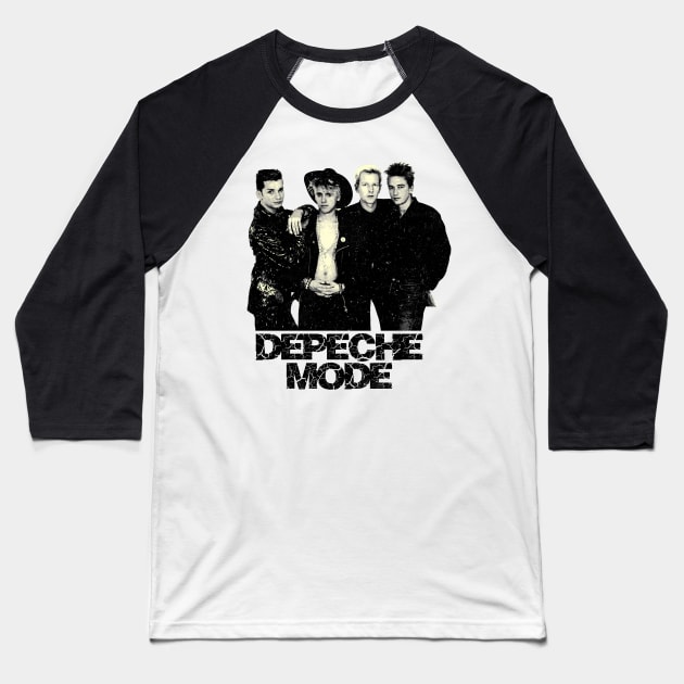 Classic Depeche Mode Baseball T-Shirt by Jina Botak